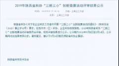 渭南盛世荣华荣获陕西省科协“三新三小”创新